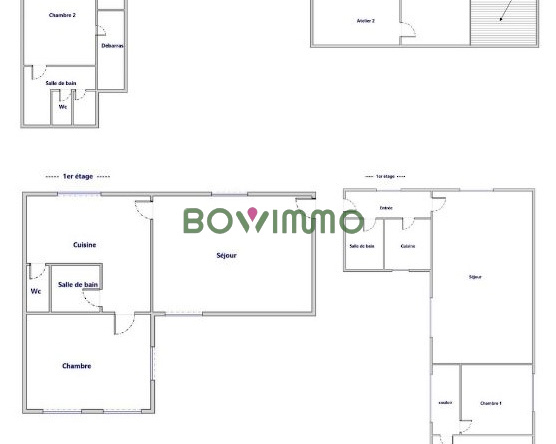 ROUBAIX - 59100 - Immeuble de rapport - 10mn centre-ville - 4 appartements et 1 local commercial