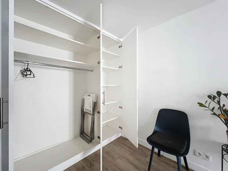 2 pièces à louer en meublé - Rue de la Messagerie - Paris 20