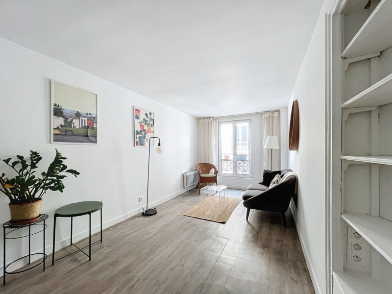 2 pièces à louer en meublé - Rue de la Messagerie - Paris 20