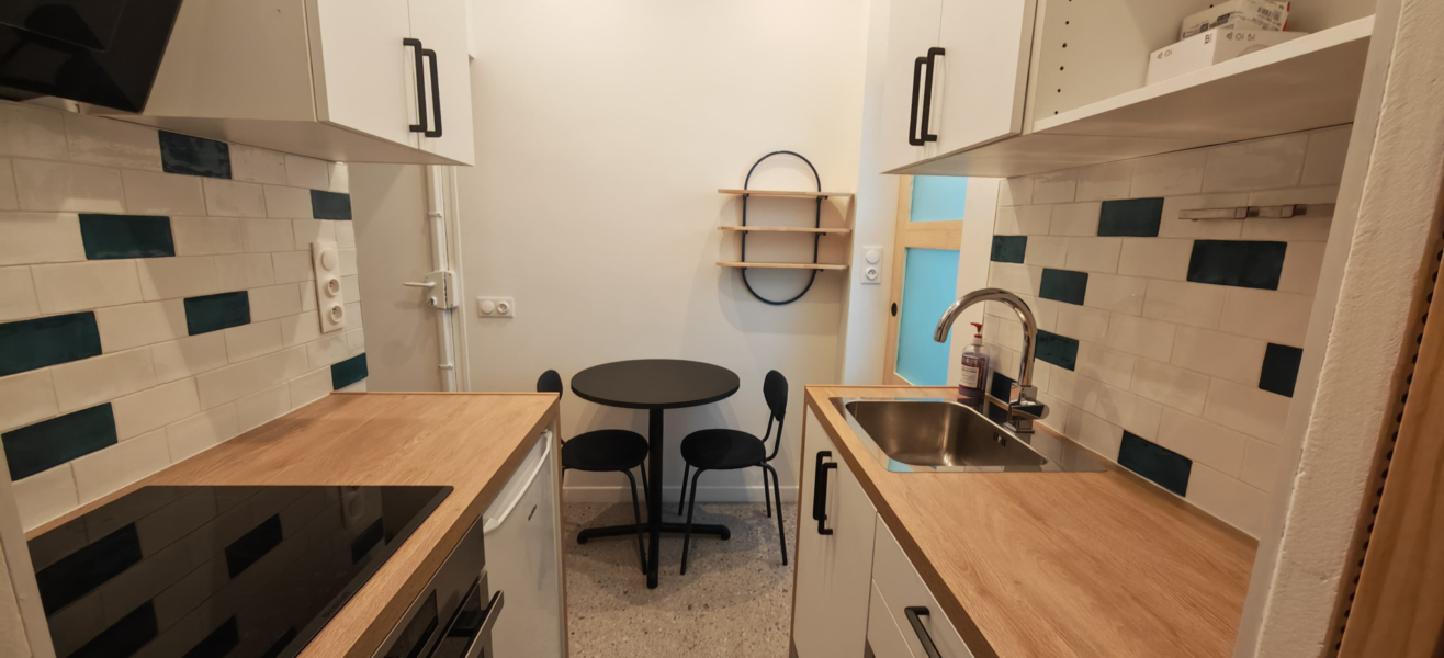 Studio meublé à louer  rue Paul Bert - Bagnolet 93170