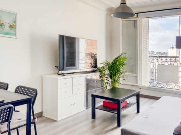 A louer appartement meublé 2 pièces  - Bld d'Ornano Paris 75018