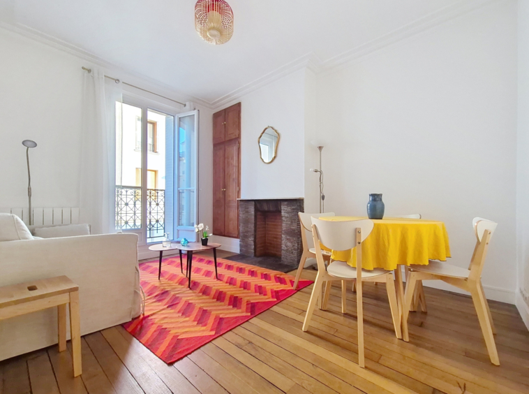 A louer en meublé 2 pièces  - Rue Hallé - Paris 14