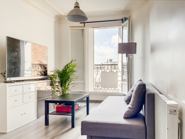 A louer appartement meublé 2 pièces  - Bld d'Ornano Paris 75018