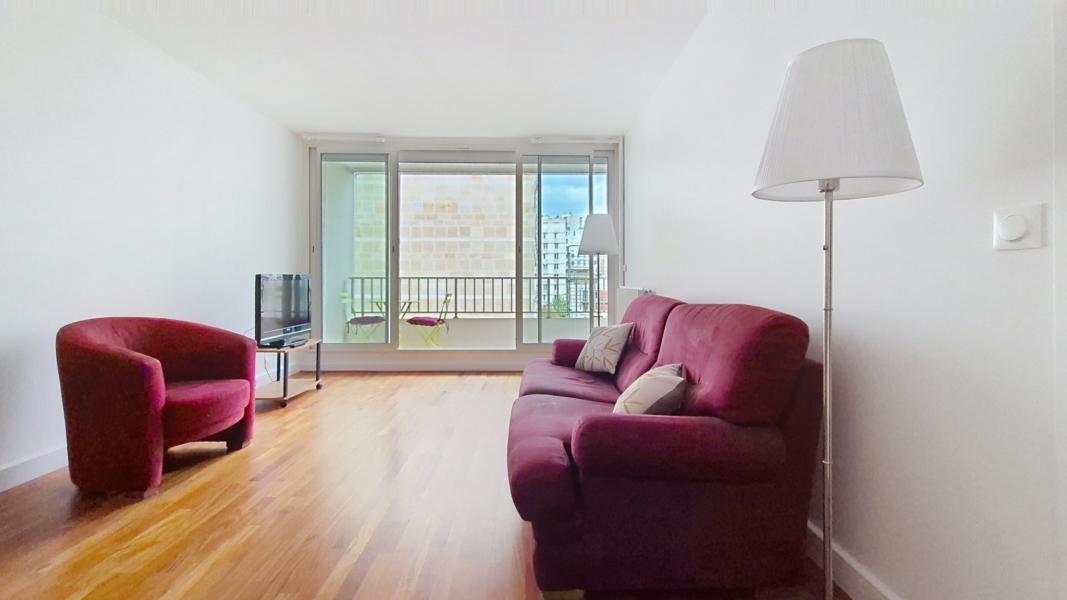 3 pièces à louer meublé - rue St Fargeau - Paris 20