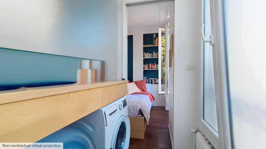 3 pièces à louer meublé - Rue d'Avron - Paris 20