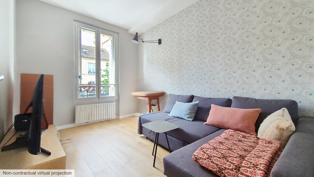 3 pièces à louer meublé - Rue d'Avron - Paris 20