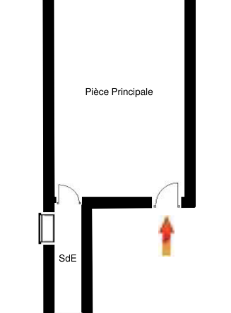 Appartement d'une pièce style loft à louer meublé - Avenue Daumesnil - Paris 12