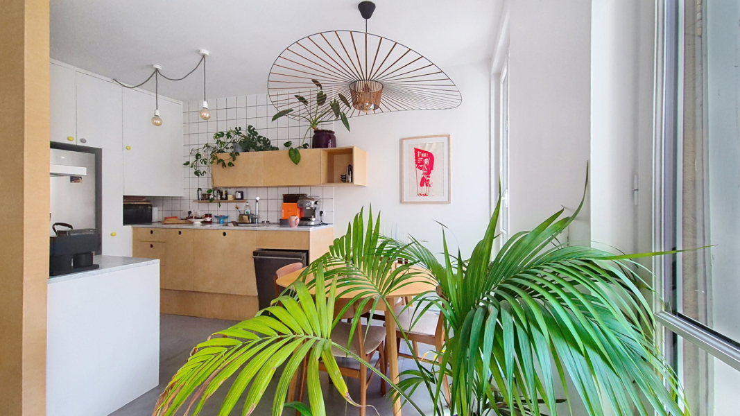 3 pièces à louer meublé - Rue d'Avron - Paris 20