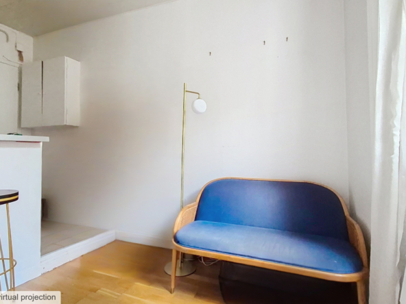 Studio à louer meublé - Passage du Bureau - Paris 11