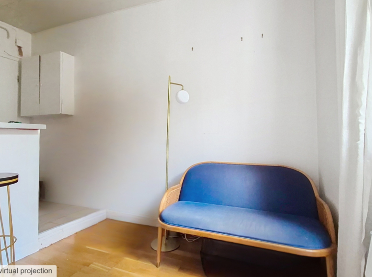 Studio à louer meublé - Passage du Bureau - Paris 11