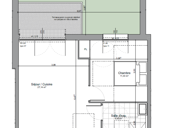 2 pièces à louer - Terrasse & Parking - Le Pré-Saint-Gervais